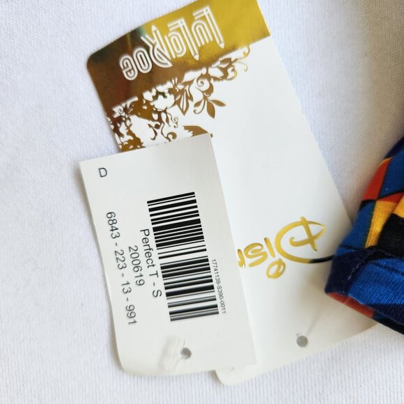 Disney Olaf Frozen Geometric Print Swing Tunic Top Shirt Vacation Cute Comfy S - Picture 6 of 8